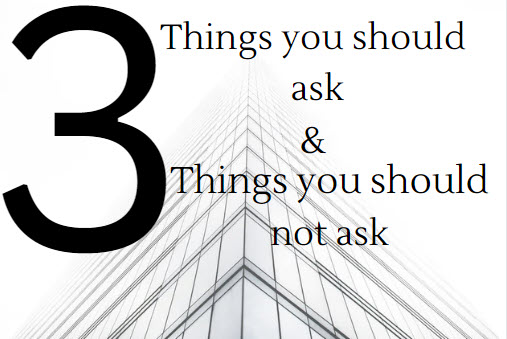 3 things you should and shouldn't ask a sales recruiter
