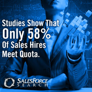Stat on how many sales hires miss quota